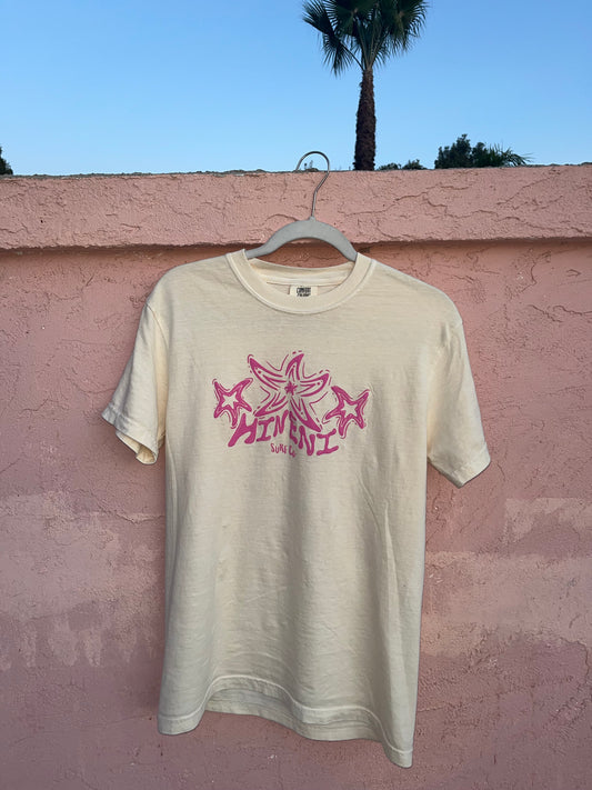 Cream Star Fish Tee