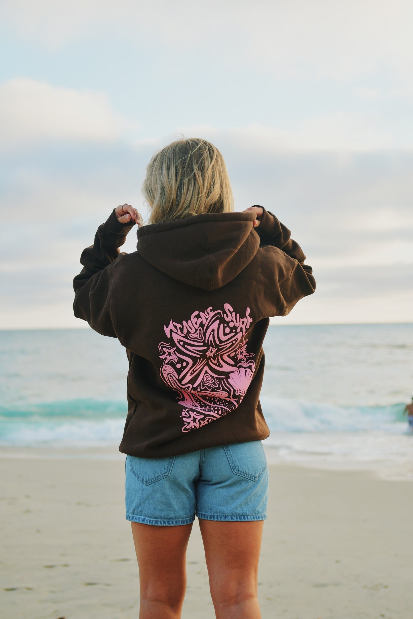 Brown Starfish Hineni Hoodie