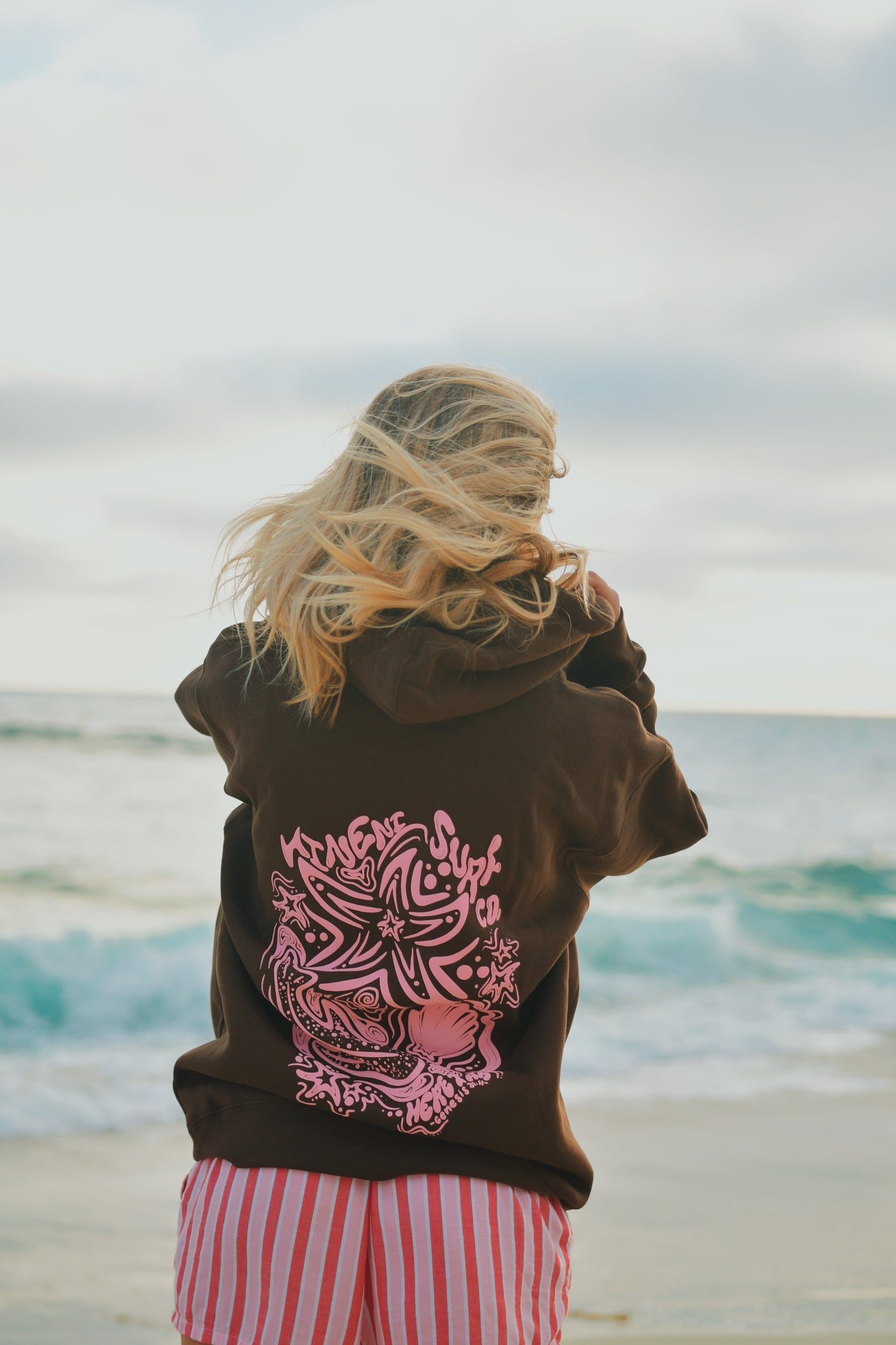 Brown Starfish Hineni Hoodie