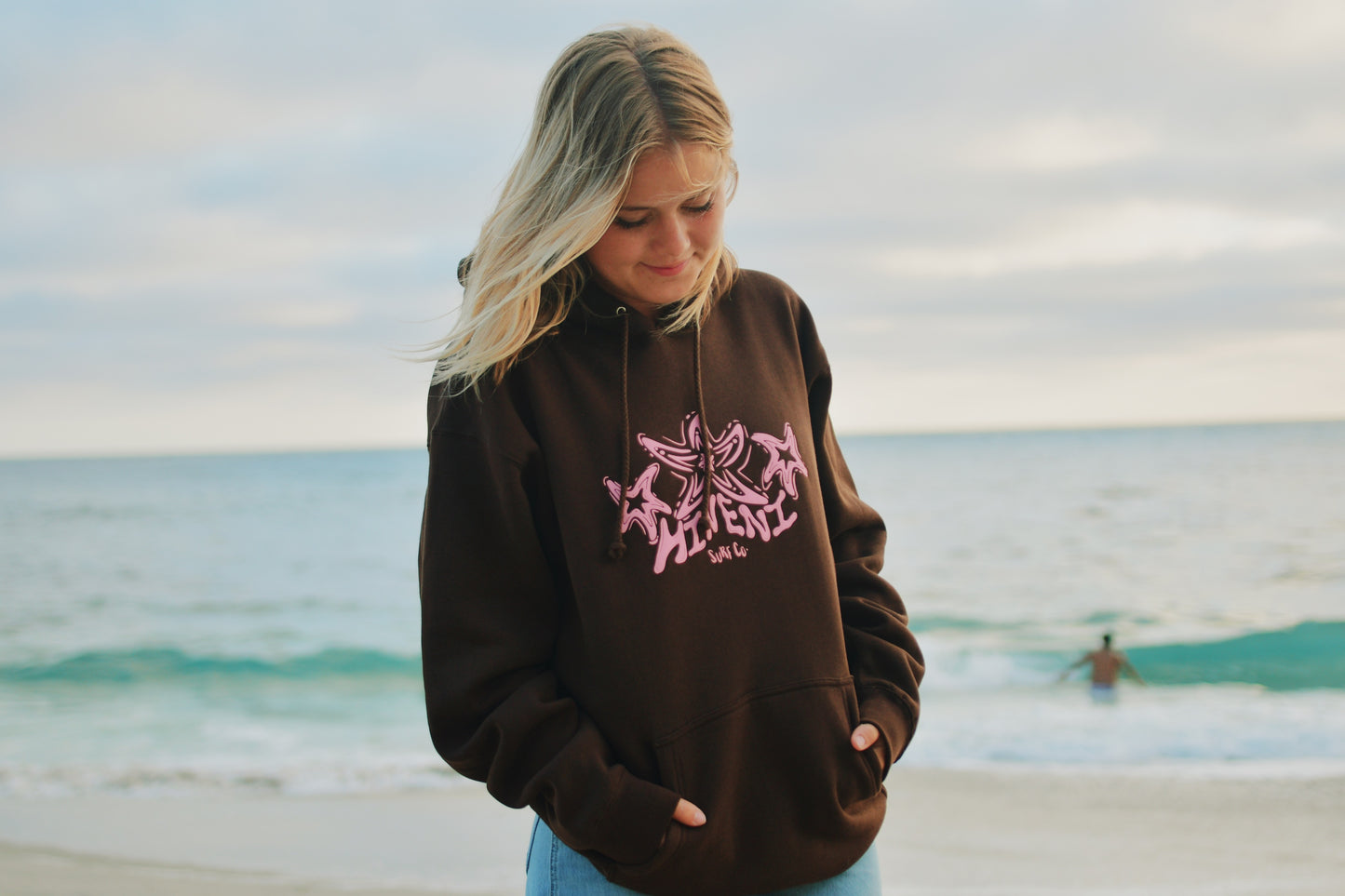 Brown Starfish Hineni Hoodie