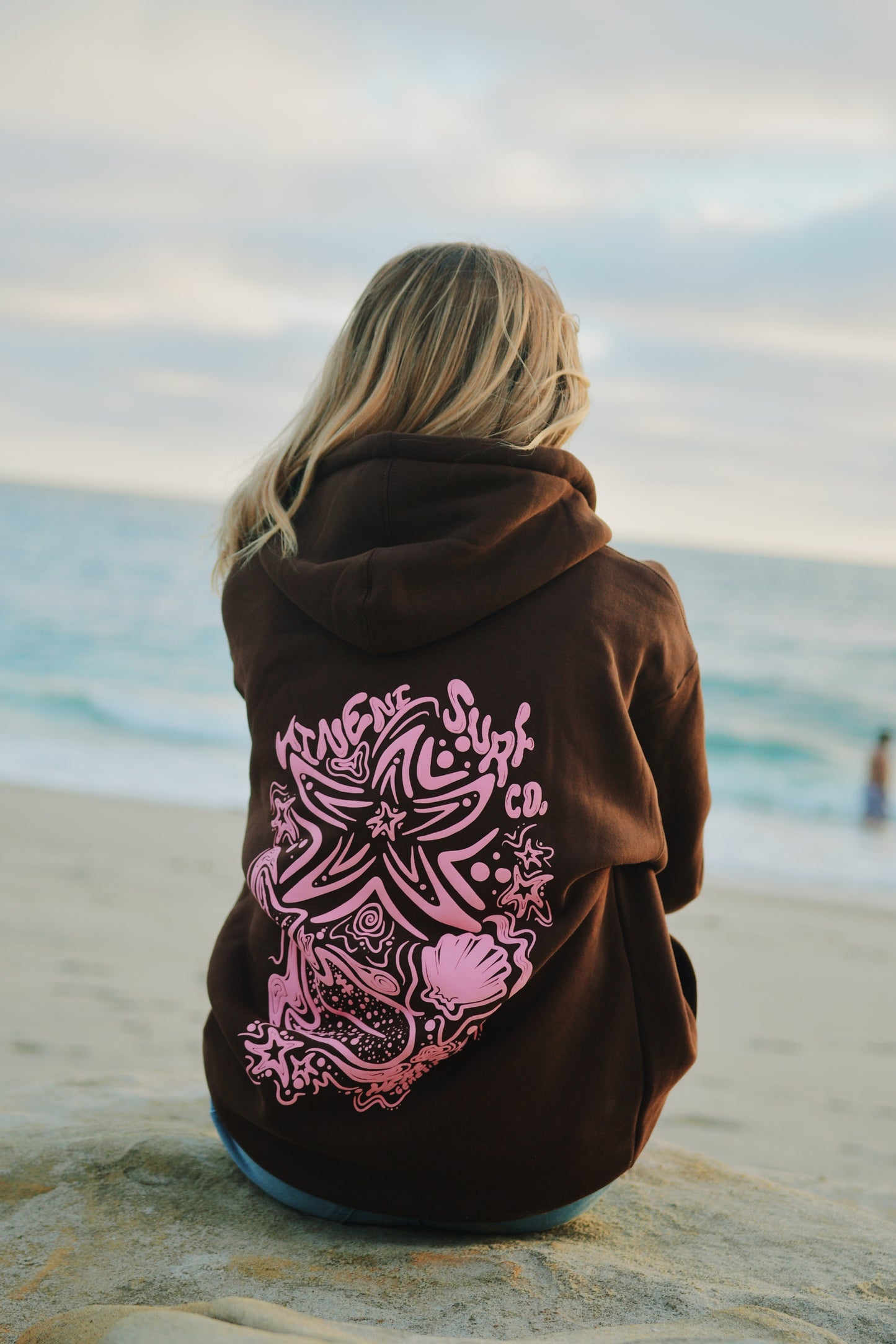 Brown Starfish Hineni Hoodie