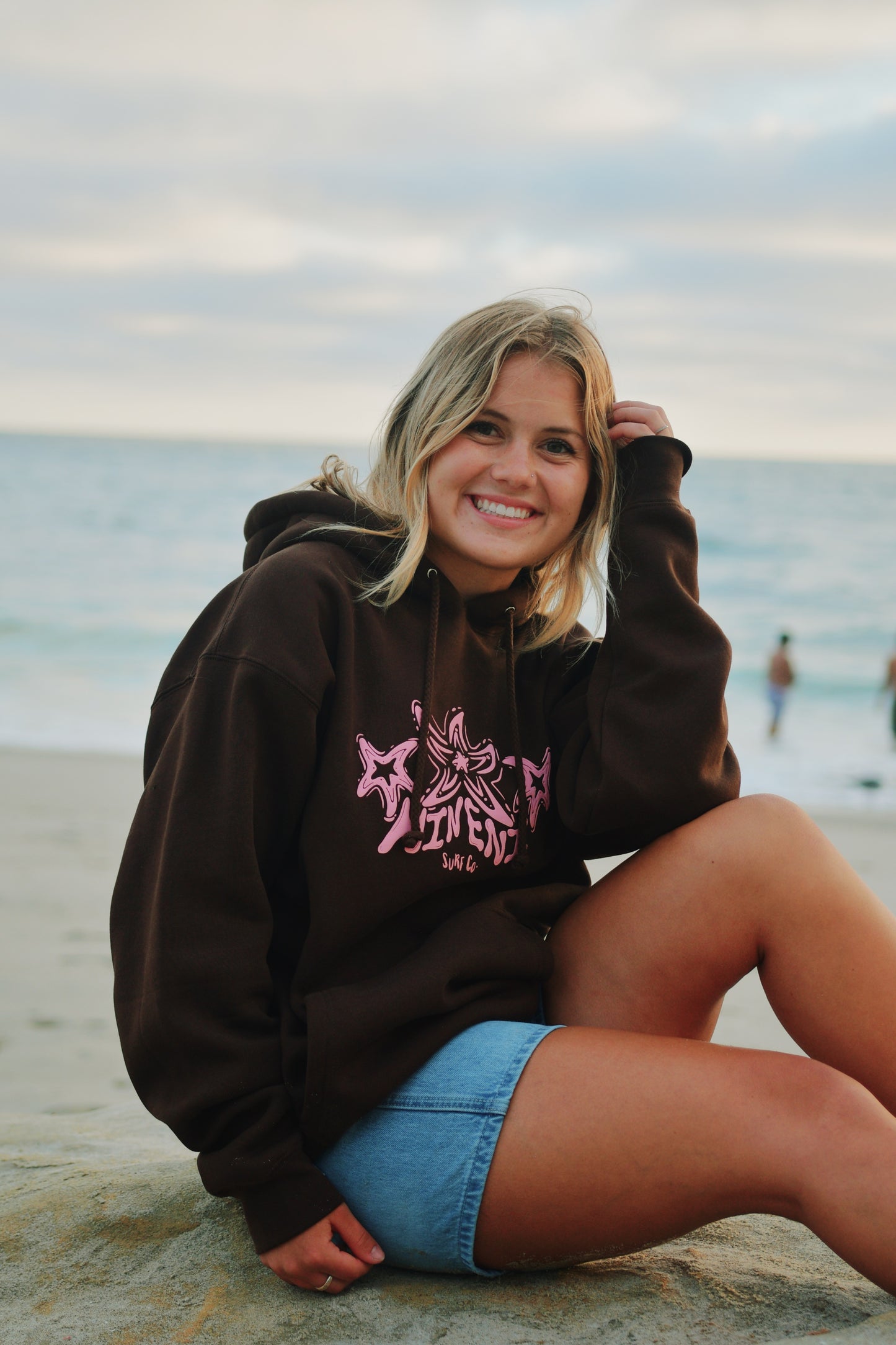 Brown Starfish Hineni Hoodie
